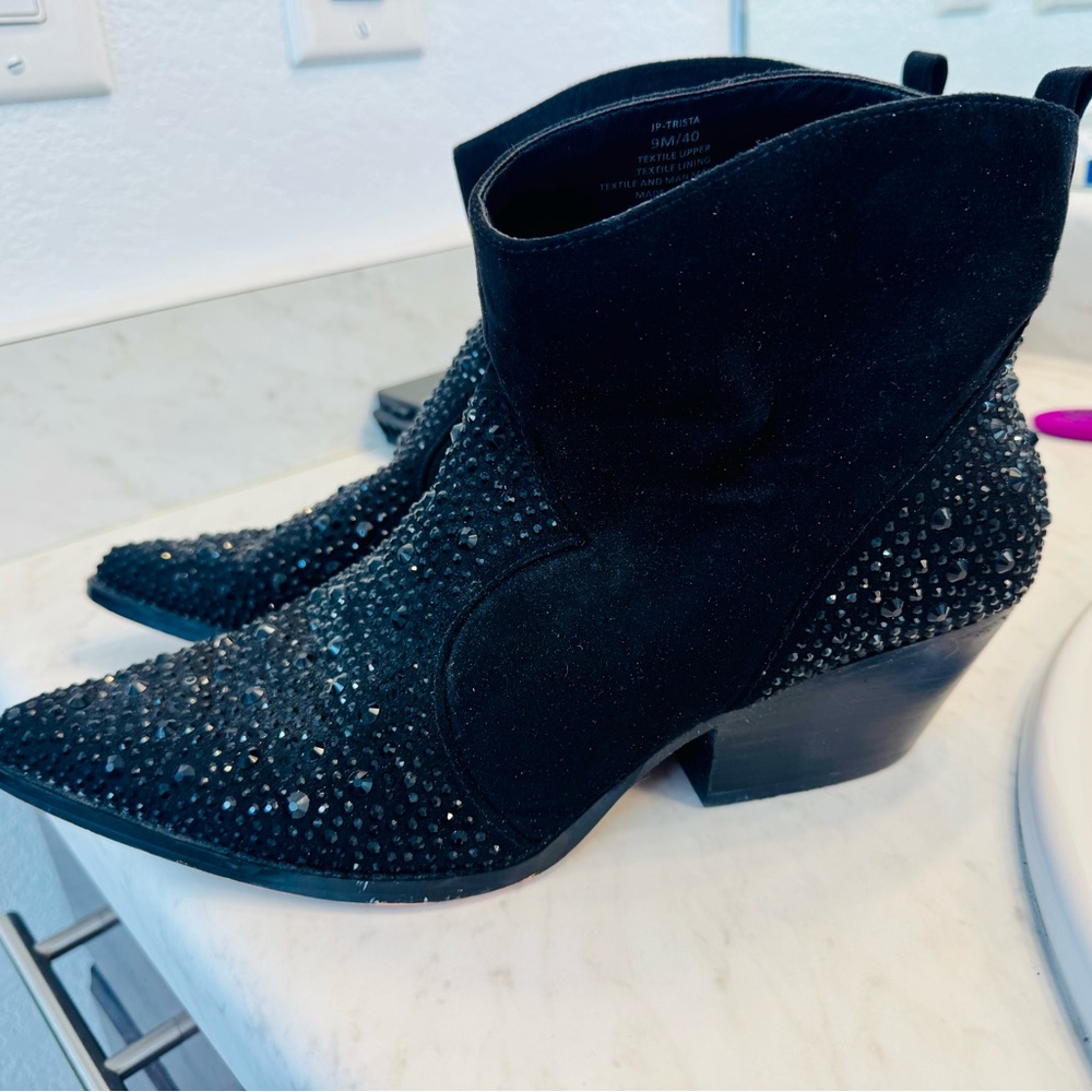 Jessica Simpson embellished western booties